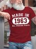Unisexs Casual  Great th birthday gift Letters TShirt