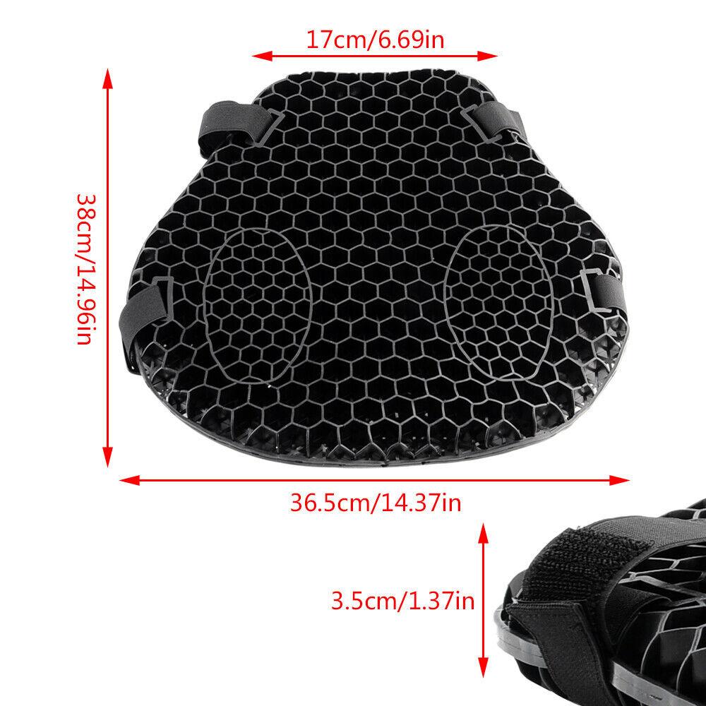 Мотоциклетное сотовое гелевое сиденье, удобная подушка, подушка, рельефный чехол под давлением