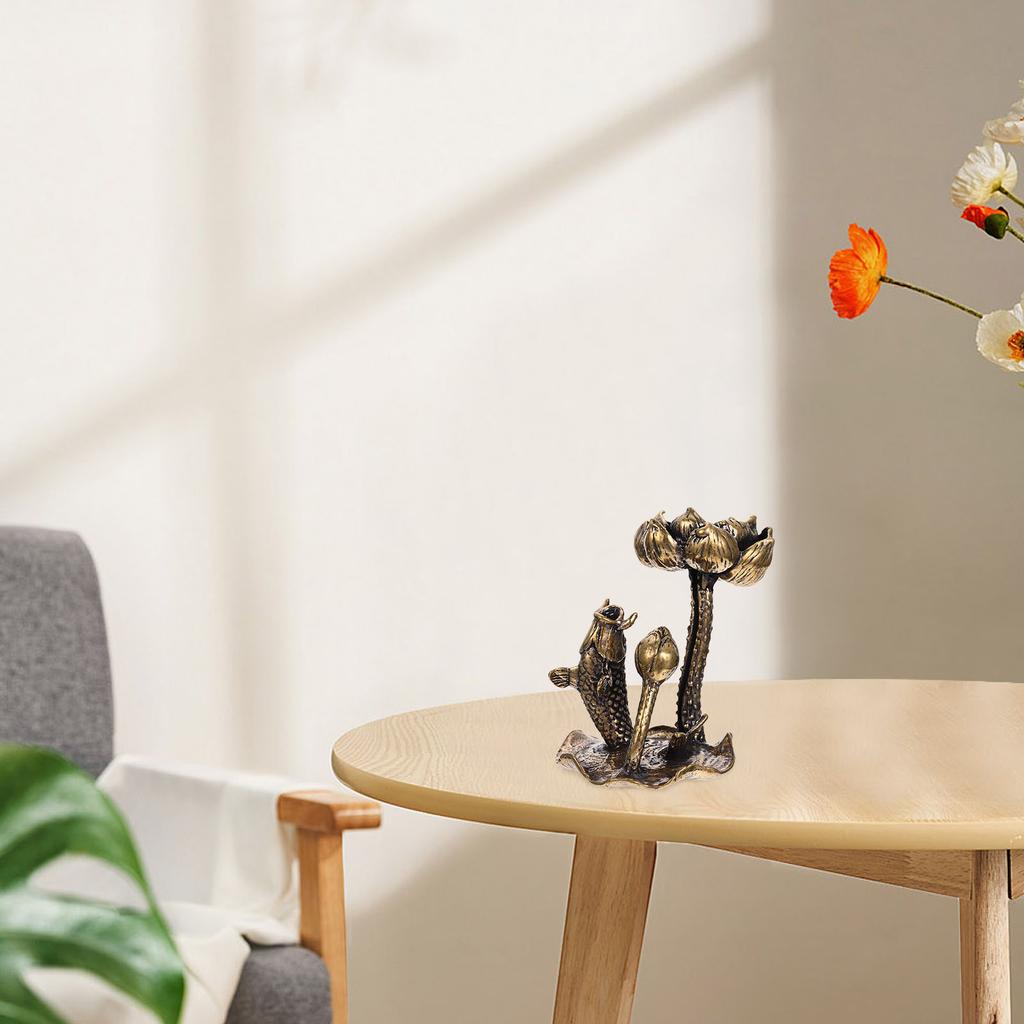 Shantou Zen Украшение Домашний Декор Подставка Для Благовоний Курильница Винтажная Домашняя Курильница Медь Чистая