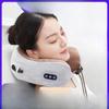 U-shaped Cervical Vertebra Massage Pillow Charging Multifunctional Shoulder and Neck Electric Vibration Hot Compress Neck Protector Massager