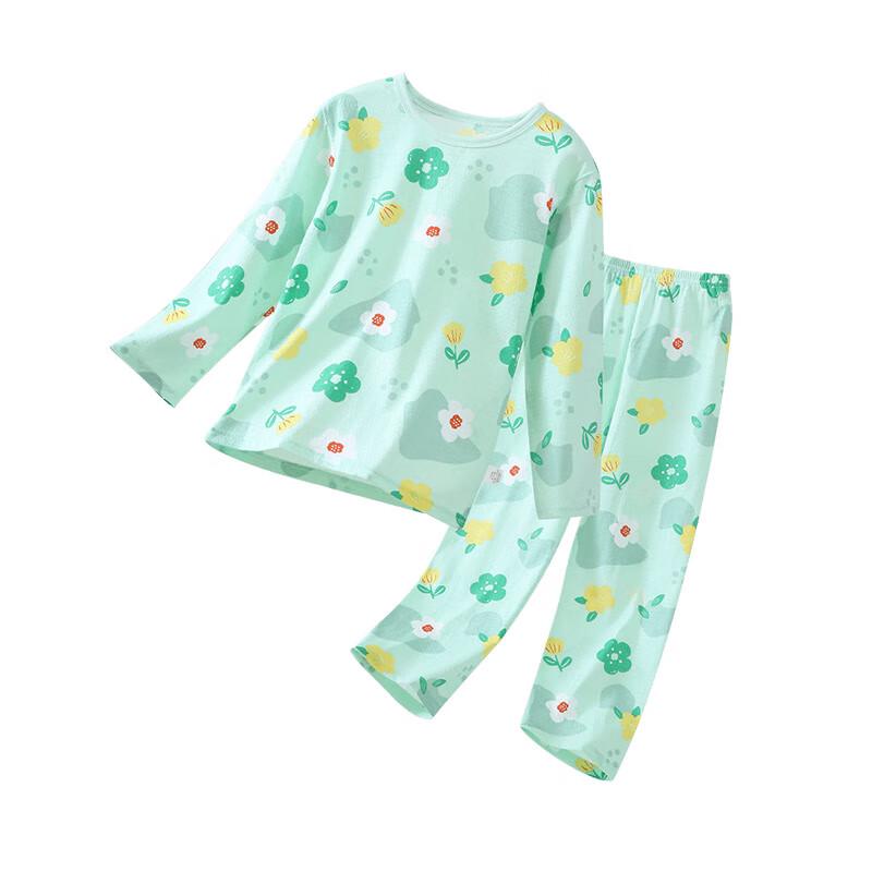 DEESHA Girls' 100% Cotton Mesh Pajama & Home Wear Set