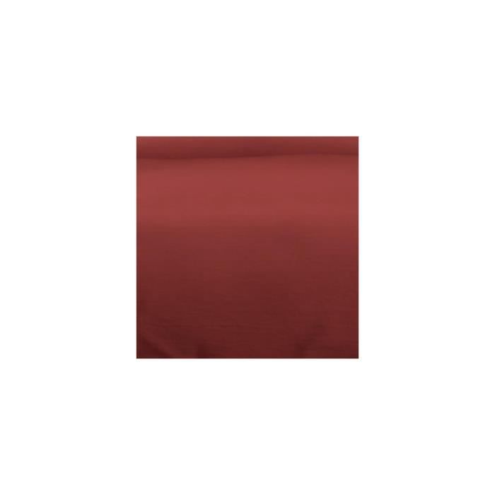 Parure housse de couette en microfibre lavée 240x220 cm BOHEME brique, par Soleil d'Ocre