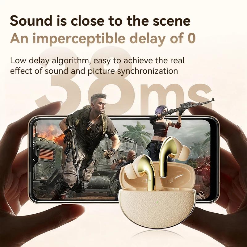 Xiaomi In-ear Type Fone De Ouvido Electroplate Bluetooth Headphone Low-latency Game Headset Commuter HD Call Sports Earplugs For Xiaomi