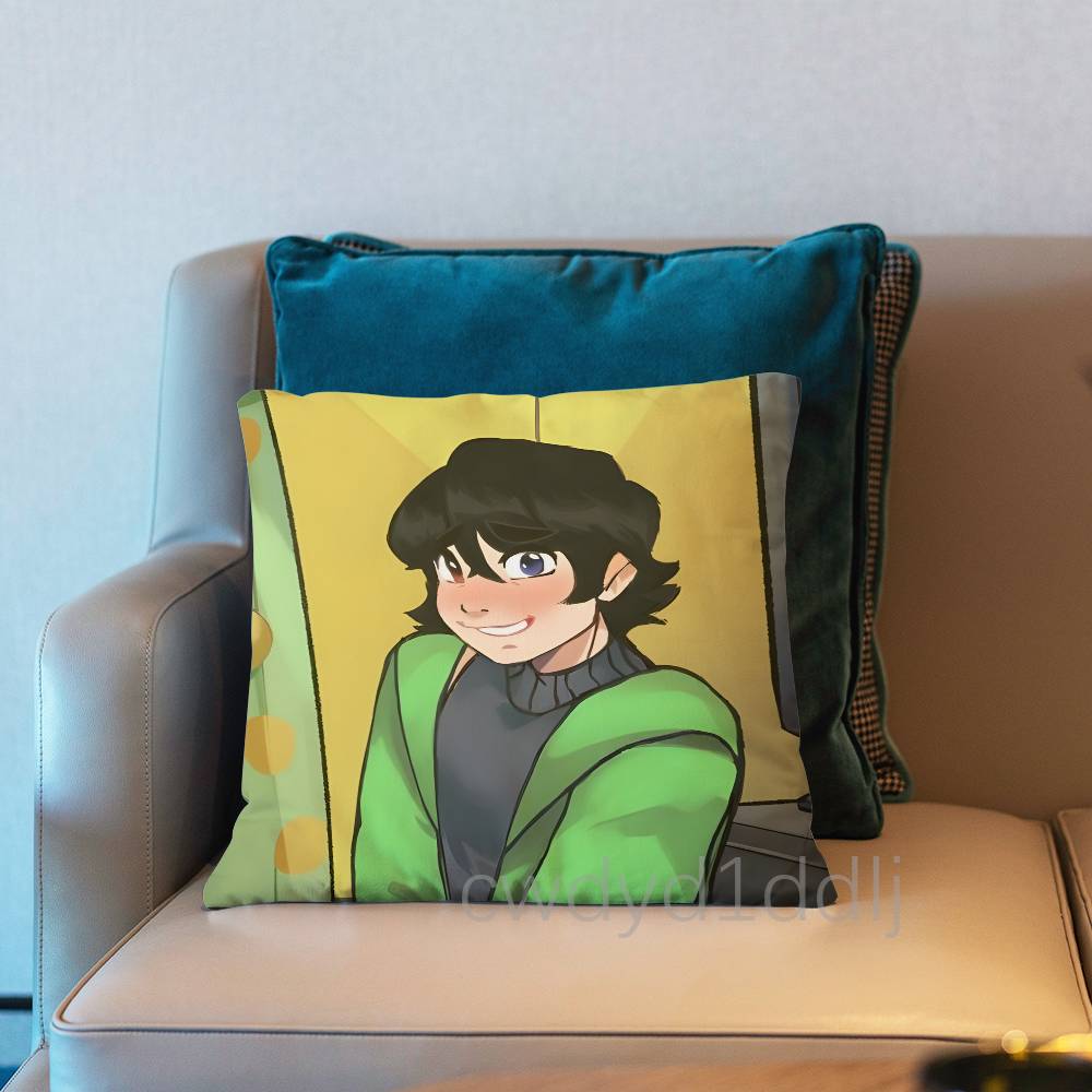 A D-Double Sided Mirror Charlie Pillow Case Short Plush Sofa Decorative Gift Home Double-Sided Printing Cushio
