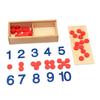 Baby Toy Montessori Cards & Counters Math Number Early Childhood Education Preschool Training Kids Toys Brinquedos Juguetes