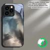 Слияние цвета и текстуры Подходит для iPhone 16E 17 Pro Max 15 Pro 14 13 Plus 12 mini 11 16 Air 17Pro магнитость Стеклянный чехол для телефона