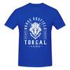 Torgal Wolf Dog Trendy Tshirt Solid Color Minimalism Travel Musthave Short Sleeve
