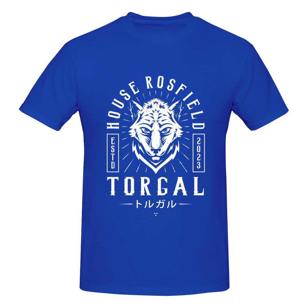 Torgal Wolf Dog Trendy Tshirt Solid Color Minimalism Travel Musthave Short Sleeve