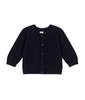 Хлопковый вязаный кардиган A0BFT Темно-синий, 24 месяца, 86 см [Petit Bateau]