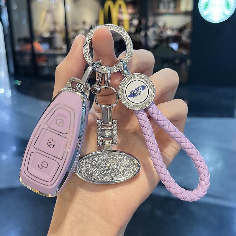 Key Cover Car Shell Buckle for Ford Focus Mondeo Kuga Bo Rui Territory - Fits Multiple Models