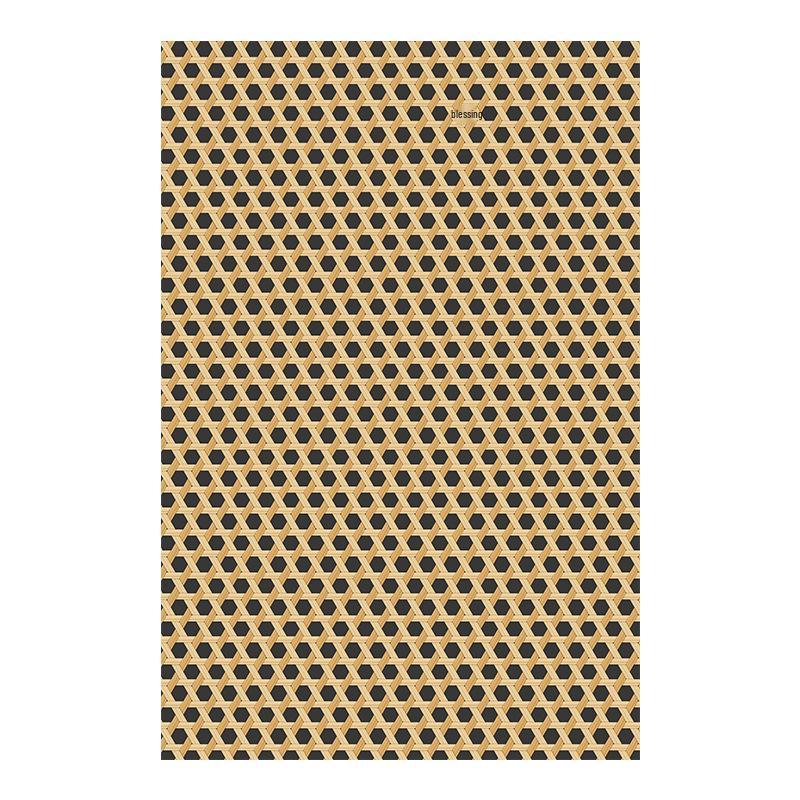 Водонепроницаемая самоклеящаяся наклейка из бамбукового плетения для шкафов, тумбочек или столешниц - Пленка, меняющая цвет, для реновации