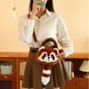 Animal Raccoon Plush Backpack Lightweight Single Shoulder Crossbody Gift Bag