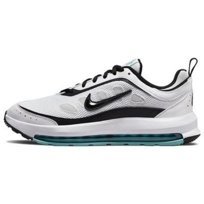 Мужские кроссовки Air Max AP, комфортные, из ткани и кожи, с амортизацией, дышащие, отзывчивые, низкие, для бега, белые с черным, CU4826-102