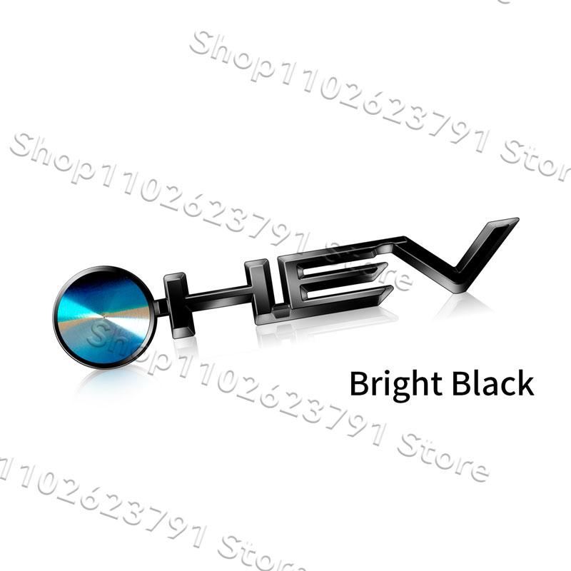 3D ABS Plastic Accessories HEV Letter Logo Sticker Rear Bumper Tail Door Trunk Decal For Toyota Camry Highlander Prius Corolla