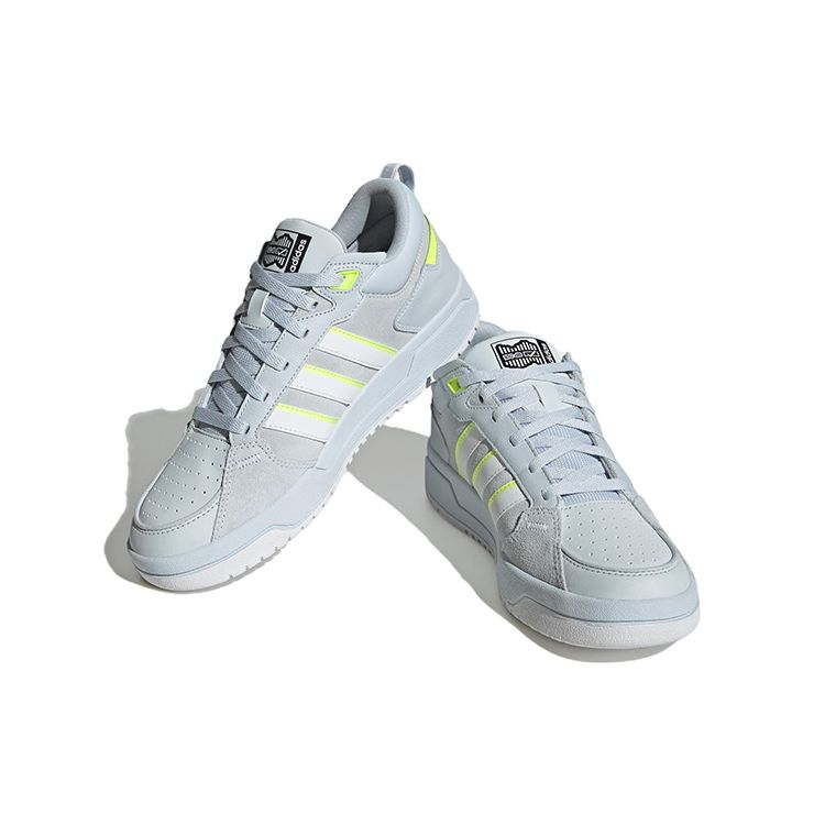 adidas Neo 100 дБ Удобные Модные Легкие Прочные Нескользящие Низкие Кеды Унисекс Кроссовки Серо-зеленые IG2790
