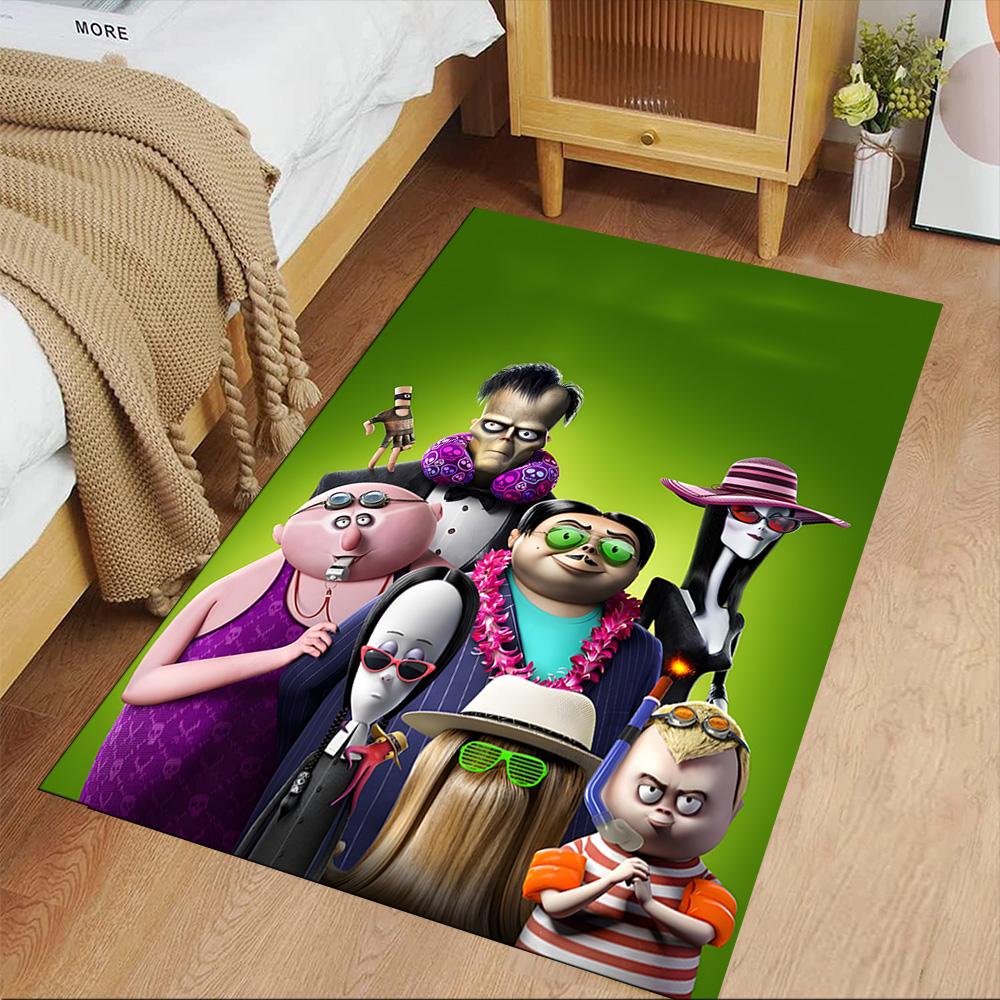 Ghoul Family Carpet Perfect for Game Room Study room Decorate room Balcony Anti-slip Rug Office home decor Birthday/Christmas Gift