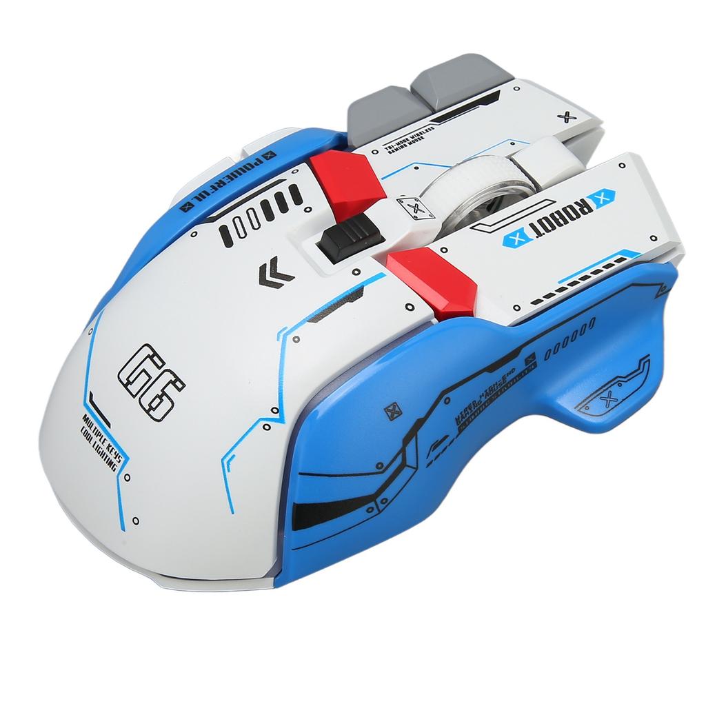 Игровая мышь 2.4G Проводная Bluetooth 3 режима 5 регулируемых DPI Игровая мышь с 11 RGB-подсветкой для Windows для Android для iOS