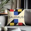 Trending BBauhaus Geometryer Cushion Cover Antidustmite Pillowcase Invisible Zipper Silky Short Plush Sofa Cushion Cover