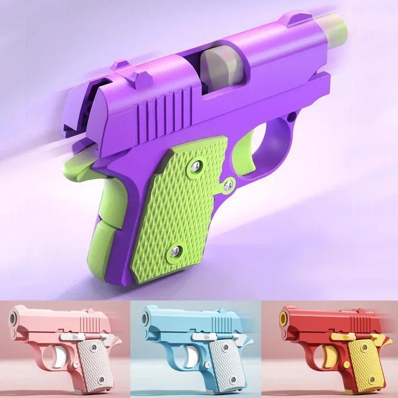 Мини 1911 Детские Игрушечные Пистолеты Модель 3D Печать Гравитацией Игрушка-Антистресс разработана для Детей Взрослых Игрушка для Снятия Стресса Детский Подарок-Декомпрессия