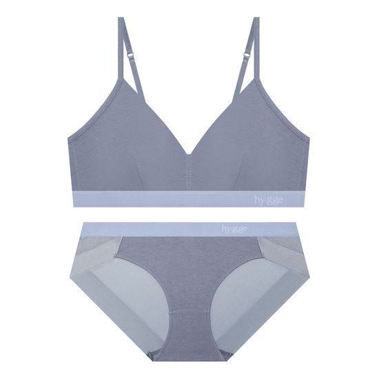 [SET] Комплект трусиков-бюстгальтеров-бралетт Nature No-Wire - 6 цветов