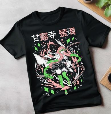 Футболка Мицури Канродзи Demon Slayer Kimetsu No Yaiba Аниме Незуко Футболка Все размеры