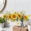 Green Potted Plants Stickers Wall Stick Floral Peel And Plants Vines Wall