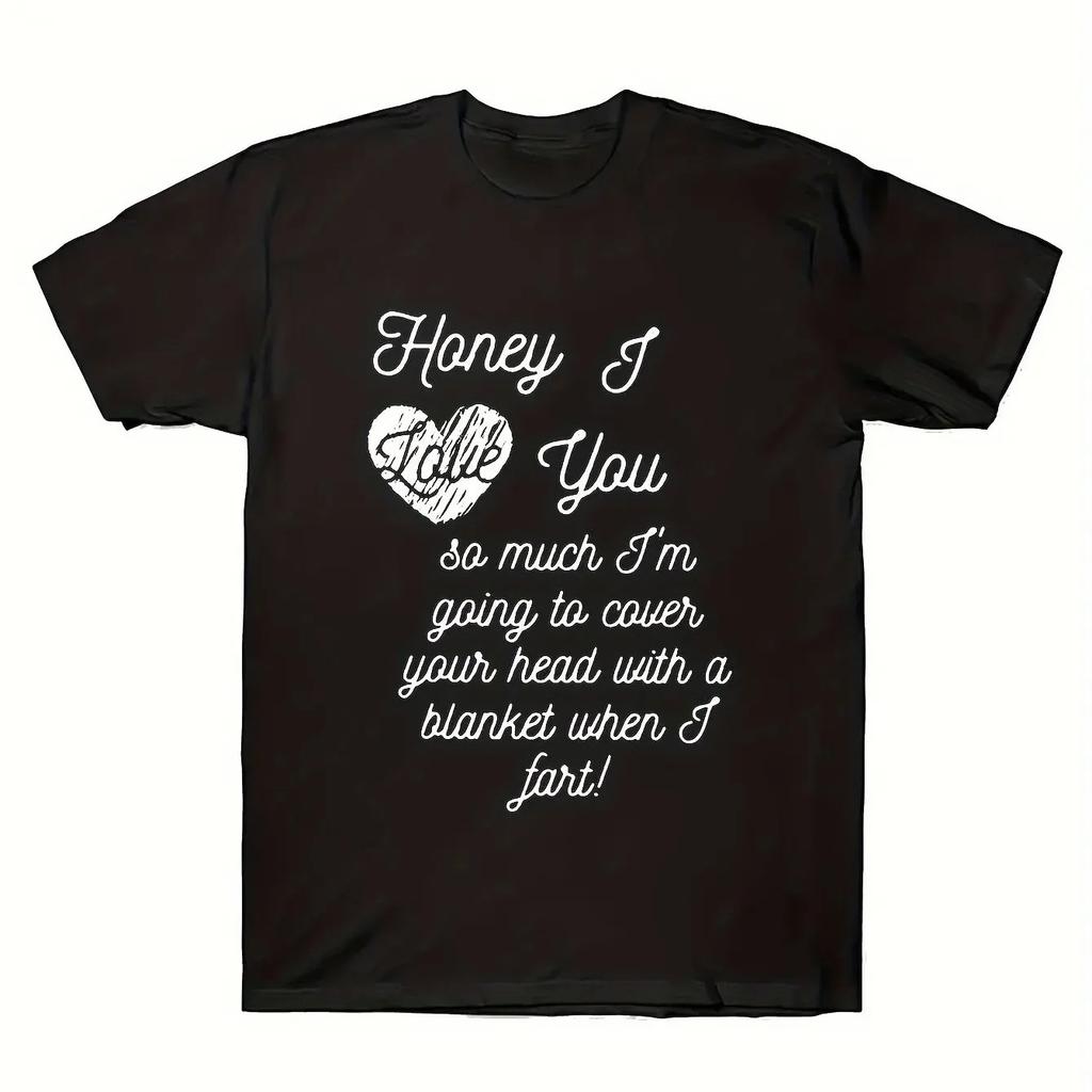 Unique I Love To Fart Graphic Print Crew Neck Short Sleeve TShirt for Unisex Comfortable Breathable and Fashionable Casual Wear