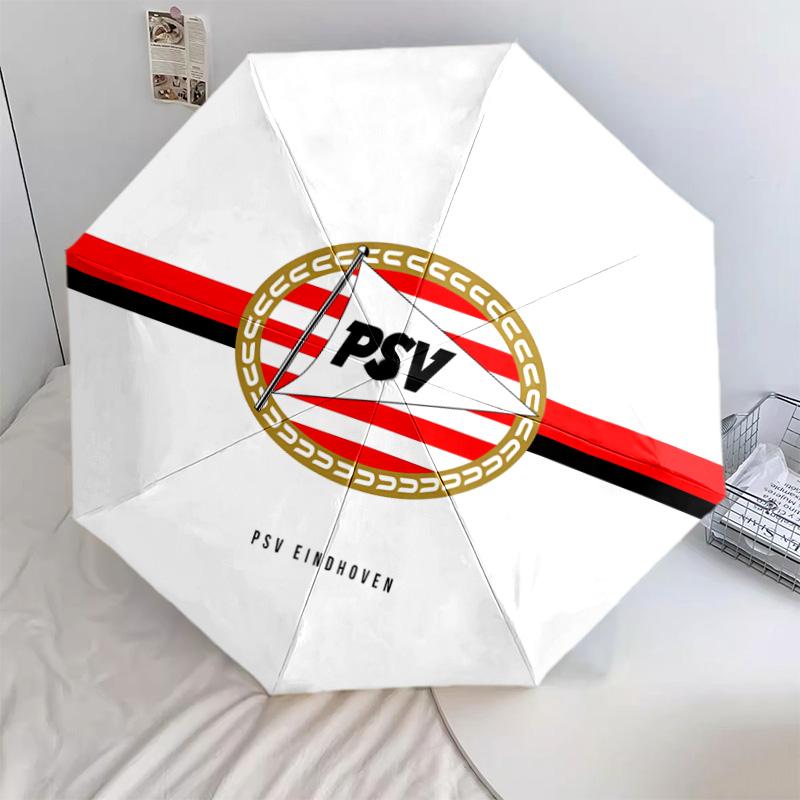 1 PC Automatic Folding Umbrella - Philips Sport Pattern Portable Foldable Design With 8 Ribs Christmas Birthday Gifts