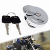 Motorcycle Fuel Tank Cap Locks With Keys Aluminium Protection Cover For Chinese Scooter GY6 4Stroke 139QMB Taotao Kazuma Znen