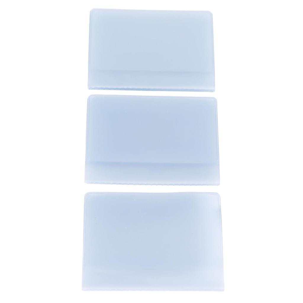 3 шт. Вставка в кошелек из мягкого прозрачного ПВХ на 10, 20, 30 страниц, многоцелевой держатель кредитных карт для семьи