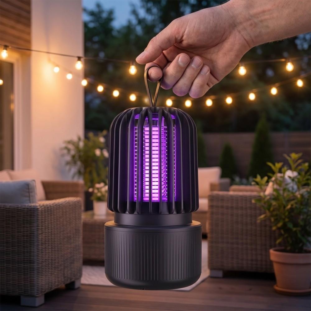 2 in 1 Electric Mosquito Lamp Portable Killer Lamp Electric Shock Mosquito Killer Household