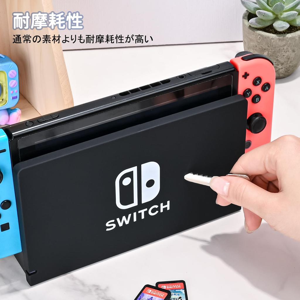 Dlseego Switch Dock Switch Dock Nintendo Switch Dock Switch Dock Switch Зарядная док-станция Совместимость с ПК Полностью устойчив к царапинам Легко окрашивается Черный