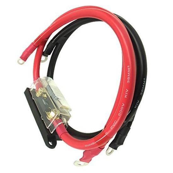 ONE GAIN 1500W Class 12V Type Inverter Fused Cable for COTEK Inverters SK1500-112/ST1500-112 (1512KIV)