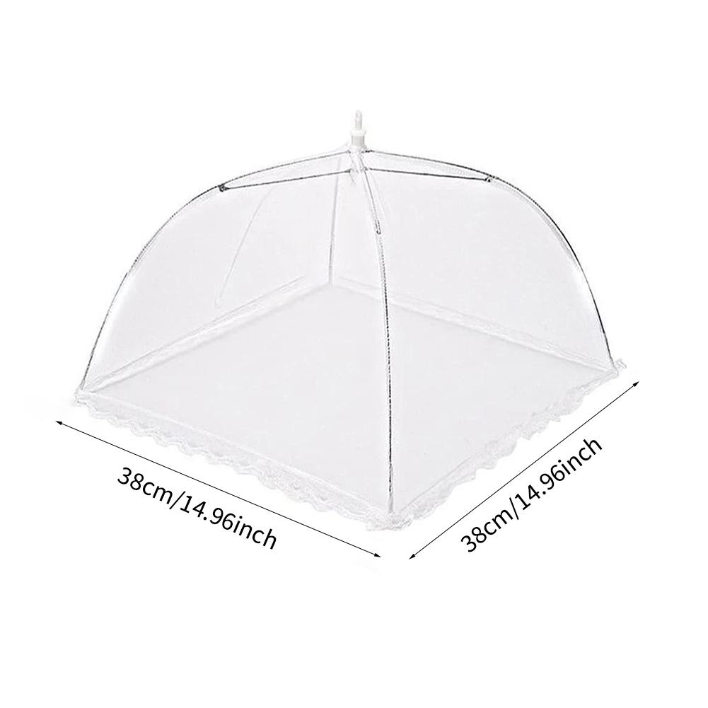 Складная кухонная сетка для пищевых продуктов, антимушиные пищевые покрытия, палатка, многоразовая складная крышка, защищающая от насекомых, сетка для защиты пищевых продуктов