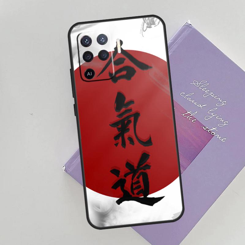 Япония Боевое Айкидо Чехол Для Oppo A78 A98 A74 A54 A94 A15 A16 A17 A52 A72 A76 A96 A53 A57S A58 A5 A9 Чехол Для Телефона