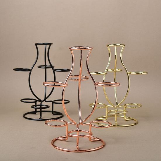 Sphere Metal Display Stand 7 Faux Crystal Ball Decorative Glass Fortune Ball Globe Stone Show Holder Organizer Rack Home Office Desktop Decoration