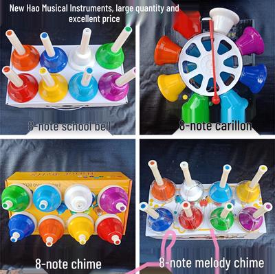 Орф Восьмитоновый Классный, Ротационный и Трещоточный Набор Ручных Колокольчиков