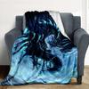 Blue Dragon Flannel Blanket Throw Blanket Soft Warm Sofa Bed Camping Car Home Decor Unique Christmas Gift C9302625