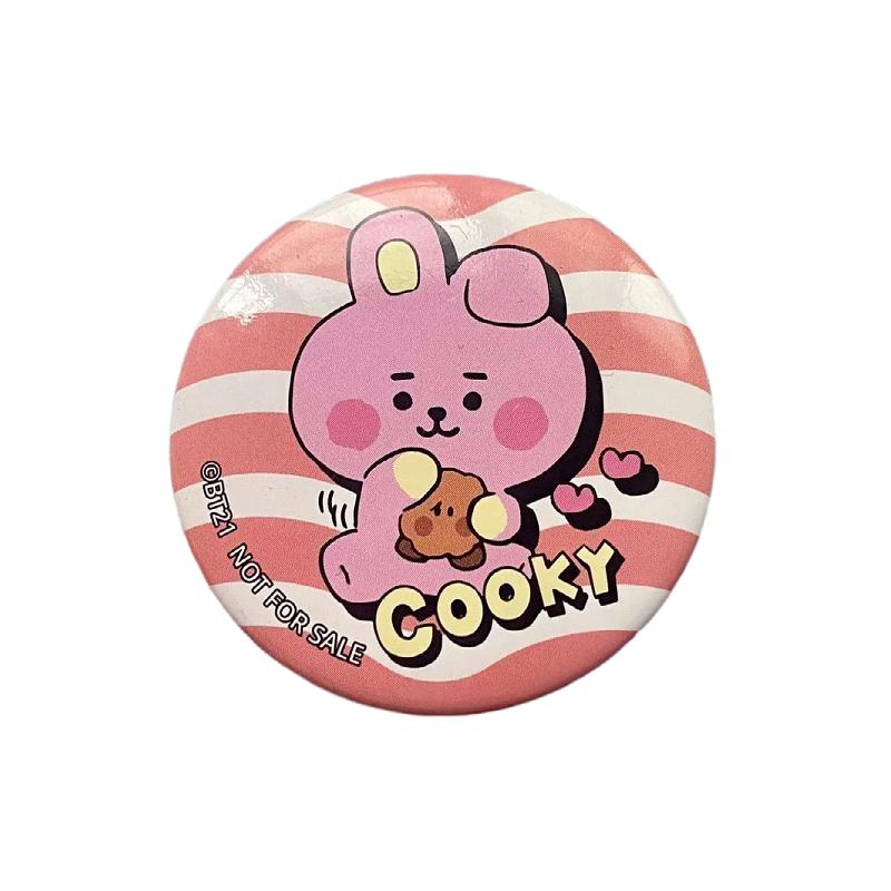 BT21 аниме товары мультфильм милый значок Каваи для мальчиков и девочек брошь рюкзак одежда украшение подвеска поддержка подарок
