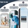 Ограничитель для раздвижного окна Прозрачный Наклеиваемый без сверления Замки безопасности для двери Защелка Защита для детей