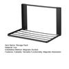 Magnetic Folding Storage Rack Wall-mounted Towel Organizer Shelf Magnetic Storage Caddy
