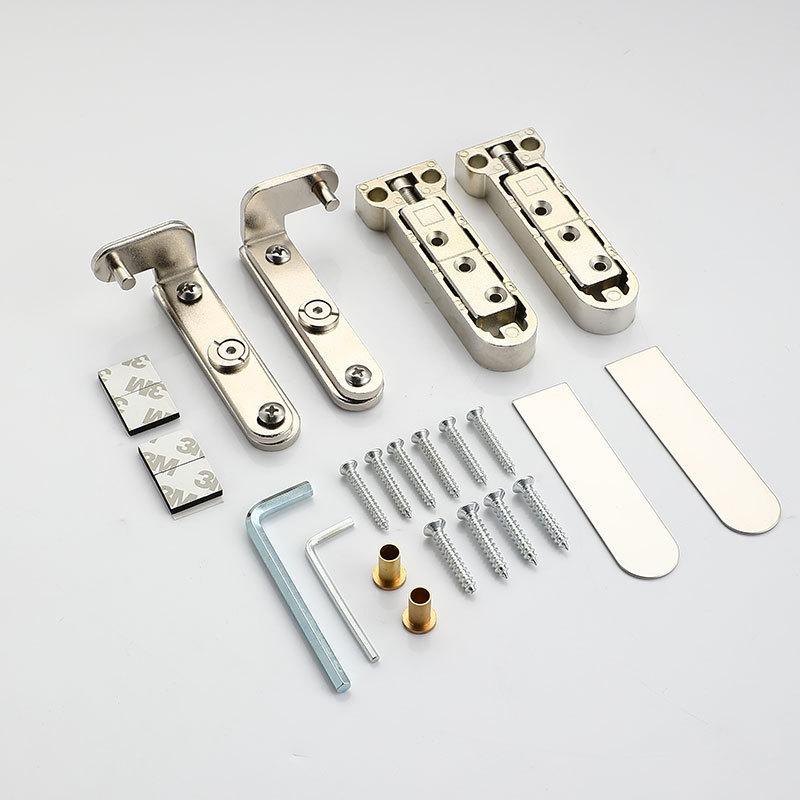 Three-dimensional Adjustable Zinc-alloy Invisible Concealed Installation Modern Minimalist Wooden Door Revolving Door Hinge