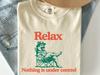 Comfort Colors® Chill German Shepherd Vintage Shirt, Relax Nothing Is Under Control GSD Dog Tee, Alsatian