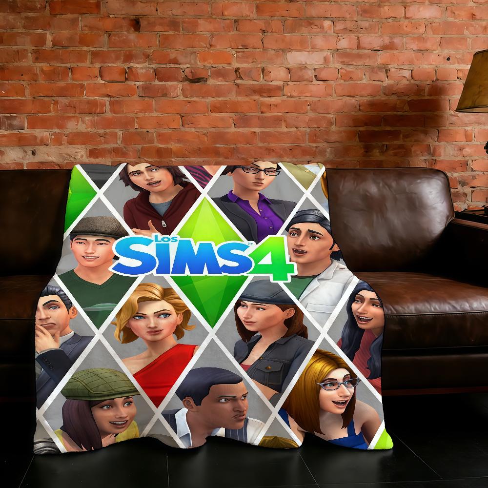 Hot Blanket Super Warm Comfortable Plush Throw The Blanket Game Child Home Sofa 4 S-Sims Bedroom Gift