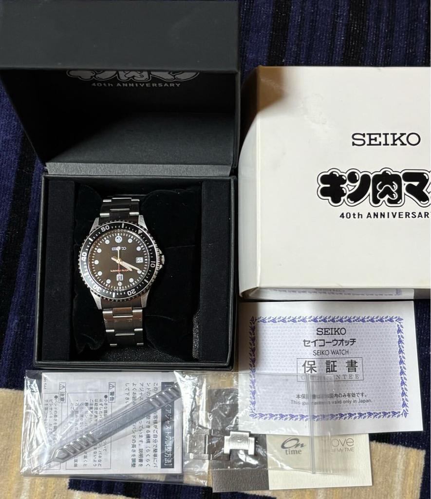 Часы SEIKO Kinnikuman Модель 40-летия из 300 штук Отличное состояние 7N42-HAH0
