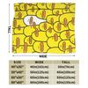 Cute Cartoon Duck  Blanket  Super Soft Fashion Plush Throw Blanket For Children Couch Bed Flannel Bedspread Bed Cover