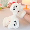 1PAIR  Winter Plush Gloves, Perfect Christmas Gift Thick Insulation Cute Fashion Multipurpose