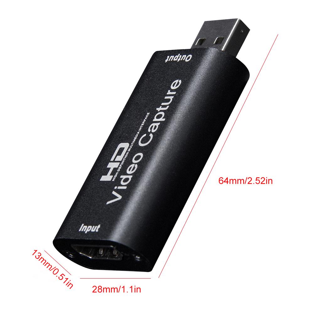 4K HDMI-совместимая карта видеозахвата USB 2.0 4K HDMI-совместимая карта захвата видео 1080P Cam Link для PS4 Game DVD HD Camera