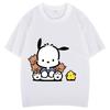 Детская футболка Sanrio с принтом Почакко, милый простой стиль, одежда для девочек-мультяшек, Sanrio