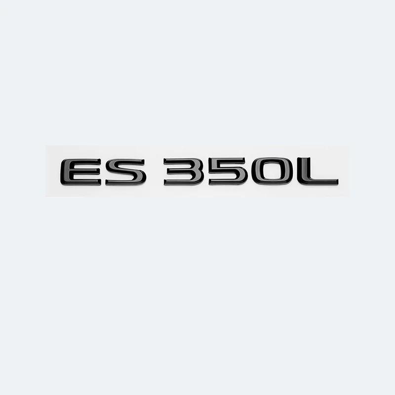 3D Metal Car Letters Rear Trunk Badge Sticker For Lexus Series ES200 ES240 ES250 ES300 ES350 Chrome Glossy Black Emblem